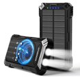 thumbnail image 1 of Cargador solar Power Bank WONGKUO 49800 mAh con USB-C y linterna, 1 of 6