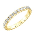 thumbnail image 4 of Unique Moments 1 ct Lab Grown Diamond Eternity Band in 10K Yellow Gold, 4 of 5