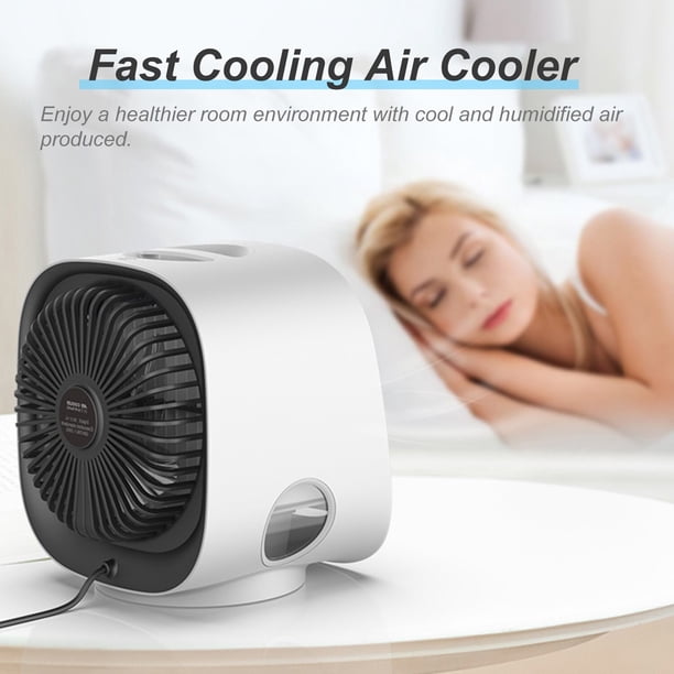 Ventilateur Climatiseur | Ventilateur d'Air Frais pour Chambre,Modes Réglables Silencieux avec Humidificateur - Rafraîchisseur d'Air Compact pour Bureau Domicile et Voyage Ventilateur Climatiseur | Ventilateur d'Air Frais pour Chambre,Modes Réglables Silencieux avec Humidificateur - Rafraîchisseur d'Air Compact pour Bureau Domicile et Voyage