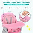 thumbnail image 4 of Pemberly Row 8 in 1 Baby High Chair Convertible Dining Booster Seat Pink, 4 of 8