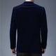 thumbnail image 5 of Traje pequeño de pana para hombre de otoño e invierno, traje convencional, cuello, color primario, color sólido, traje de hombre coreano, 5 of 5