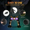 thumbnail image 6 of Zimtown 9 FT Halloween Inflatables Black Cat Arch Outdoor Halloween Decoration, 6 of 6