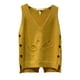thumbnail image 2 of Jumpingount Chaleco de punto para mujer, suéter con cuello de pico, sin mangas, para festivales de trabajo, primavera y otoño, informal, holgado, Tops para Prendas para la parte del cuerpo SG Jumpingount AP016140-04, 2 of 6