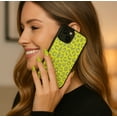 thumbnail image 3 of Yellow/Grey Leopard Print iPhone 13 Case – Bold Design, Stylish & Protective Cover for Women, 3 of 5