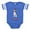 Royal Blue, variant on CafePress - FIN Jrt Merry Xmas - Cute Infant Baby Football Bodysuit