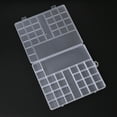 thumbnail image 2 of Transparent Plastic Bead Containers with 28 Compartments for DIY Art Craft Bead Storage Rectangle Clear 20x22.5x1.9cm, 2 of 4