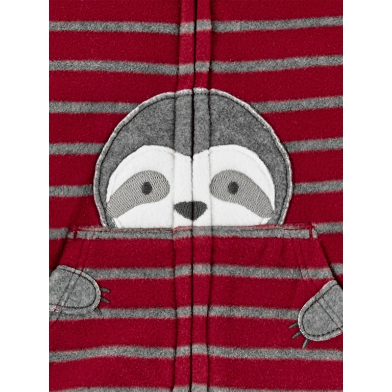 Carter's Child of Mine Baby Boy Hooded Fleece Cardigan and Fleece