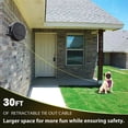 thumbnail image 3 of 30ft Wall Mount Retractable Dog Tie Out Cable for Small to Large Dogs Between 20-75 lbs, Patented Retractable Dog Lead Great for Yard/Garden - Durable for 70,000 Cycles (Black, 30ft), 3 of 11
