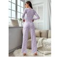 thumbnail image 2 of Fall/Winter Homewear Printed Set - Casual and Fashionable - Can Be Worn Outdoors, 2 of 7