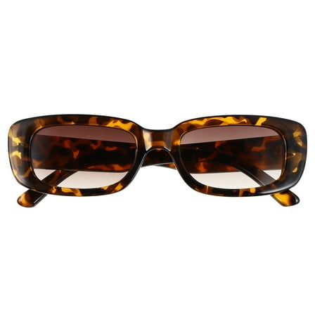GETAJGHSD Leopard PC Square Sunglasses 1Pack For Unisex Sun Protection