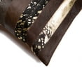 thumbnail image 2 of 18" x 18" x 5" Chocolate And Gold  Pillow, 2 of 2