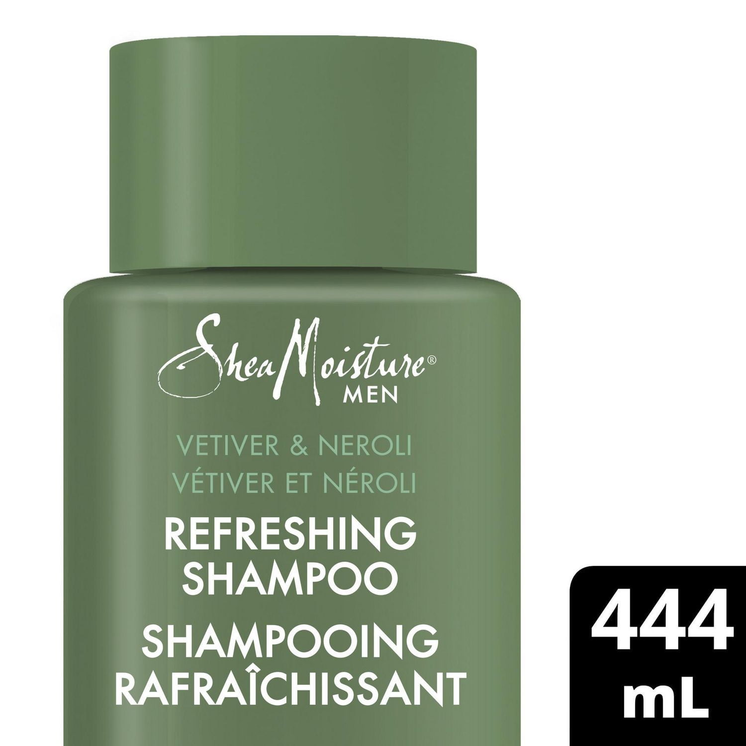 SheaMoisture Men Shampooing Rafraîchissant Vétiver et Néroli, 444 ml