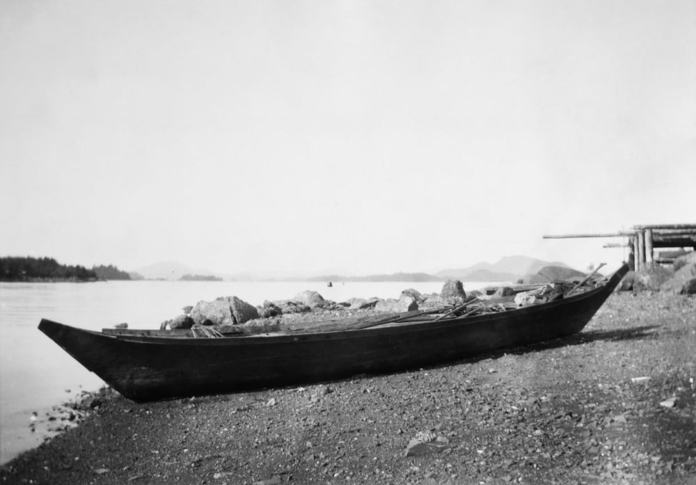 alaska dugout canoe 1905 na tlingit dugout canoe on the