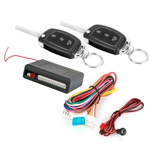 Sistema de seguridad para coche con 3 botones, cerradura central sin llave, kit de sistema de entrada sin llave