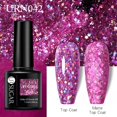 thumbnail image 1 of UR SUGAR Esmalte de uñas térmico Lentejuelas brillantes Efecto Cambio de color Barnices de gel Todo para manicura Arte de uñas UV Semipermanente Gellak Tan Jianjun unisex, 1 of 2