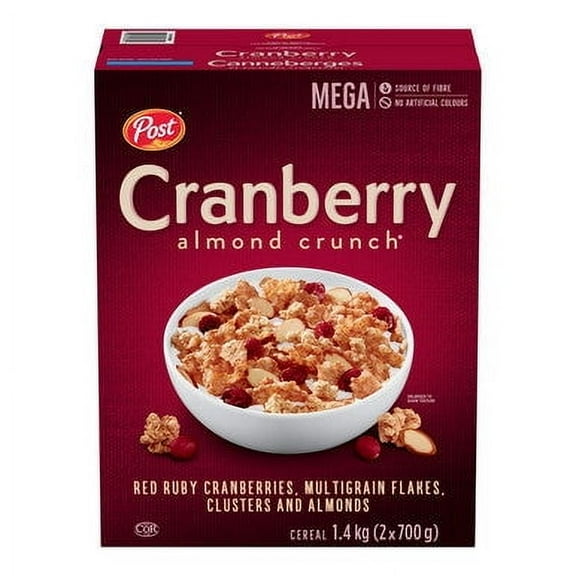 Post Cranberry Almond Crunch Cereal 1.1kg/2.2 lbs. {Imported from Canada}
