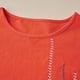 thumbnail image 2 of TaTaai Women's Crew Neck Short Sleeve Linen Embroidered Vintage Loose Casual Tops Soft Lightweight Stylish Blouses for Daily Street Office Outfits Gift, 2 of 7