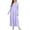 Purple Floral, variant on Ekouaer Women Ultra Soft Nightgown Long Sleeve V Neck Sleepwear Henley Button Down Night Shirt