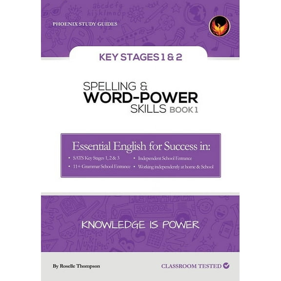 Phoenix Study Guides - Spelling: Spelling & Word-Power Skills (Paperback)