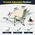 thumbnail image 5 of 2-in-1 Reclining Camping Chair with Footrest, 5 of 6