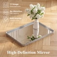 thumbnail image 4 of Gianna Anti-Fog Bathroom Wall Mirror – 20" x 28" Shatterproof Vanity Mirror with Rectangular Metal Frame, Sliver, 4 of 5