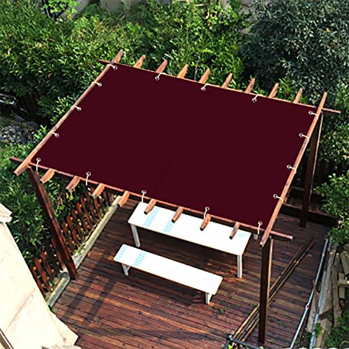 Shatex 6x10ft Wine Red New Design Outdoor Waterproof Sun Shade Privacy