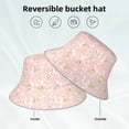 thumbnail image 3 of Vsdgher Easter Bunny Print Bucket Hat for Men&Women Bucket Hat Reversible Summer Double-Side-Wear Travel Gardening, Beach, Camping, Hiking, Fishing Cap, 3 of 5