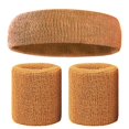 thumbnail image 1 of Sweatbands Set Colorful Headband Wristband Elastic Athletic Sweat Absorbing Sweatband for Men and Women, 1 of 2