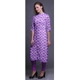 thumbnail image 3 of Bimba Women Straight Long Kurta Regular Fit Tunic Casual Kurti Large, 3 of 6