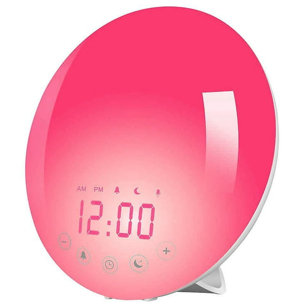 Despertador Sunrise con luz para despertar para ninos adultos personas que duermen mucho con alarmas duales ayuda para dormir con 7 sonidos de la naturaleza despertadores para dormitorio Walmart en li...