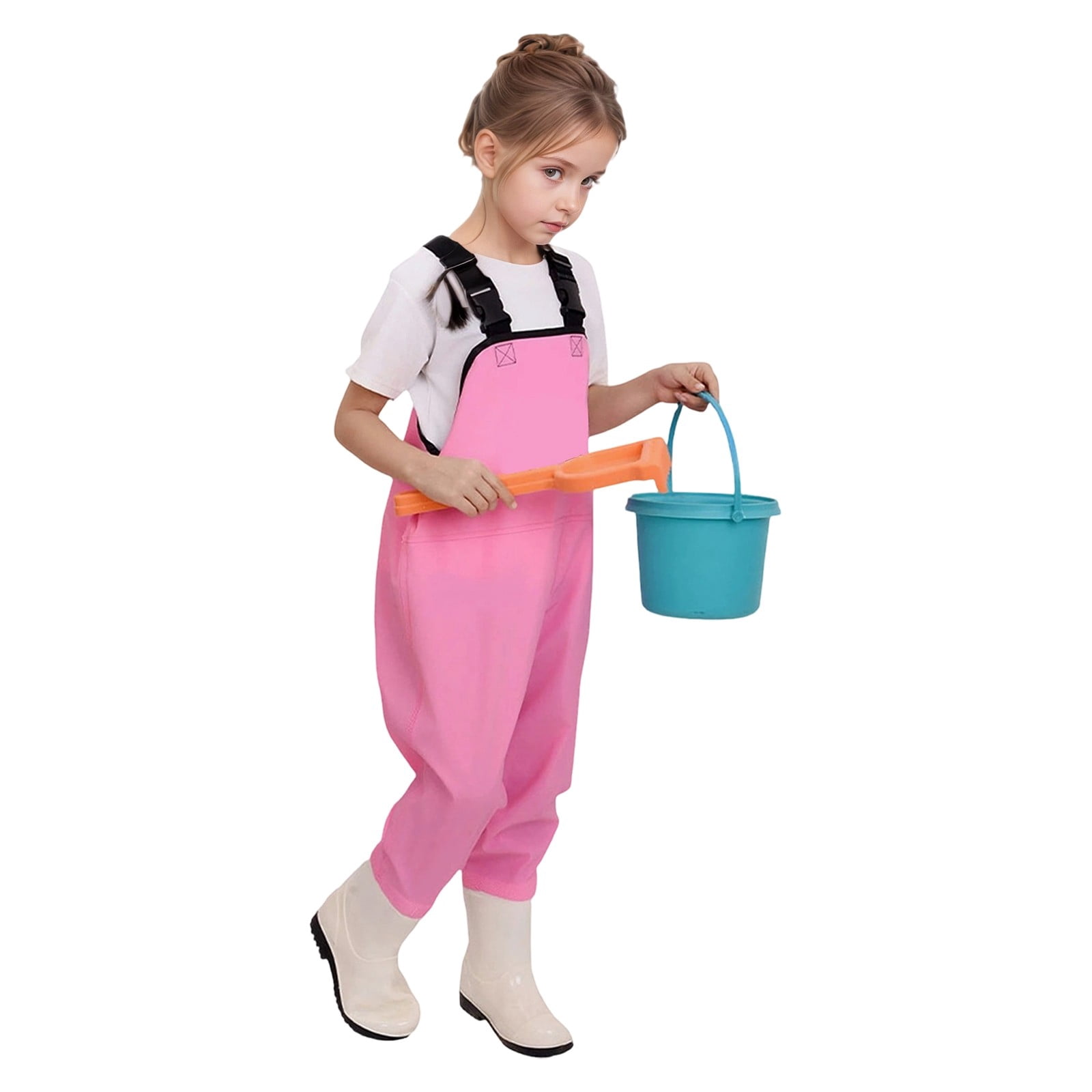 Ulitacool Boys'S Romper 5.5-6 Years Sleeveless Water Play Onesies Outdoor Beach Sand Surf Rainwear Gear For Toddlers Kids Round Neck Jumpsuit Charm Clothes Light Pink