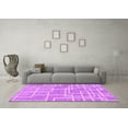 thumbnail image 3 of Ahgly Company Indoor Square Abstract Purple Modern Area Rugs, 8' Square, 3 of 4