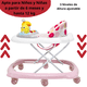 thumbnail image 3 of Andadera para Bebé Juguetes Pollito Musical Altura Ajustable Ruedas de Goma Apta desde 6 meses y hasta 12 kg - Rosa, 3 of 6