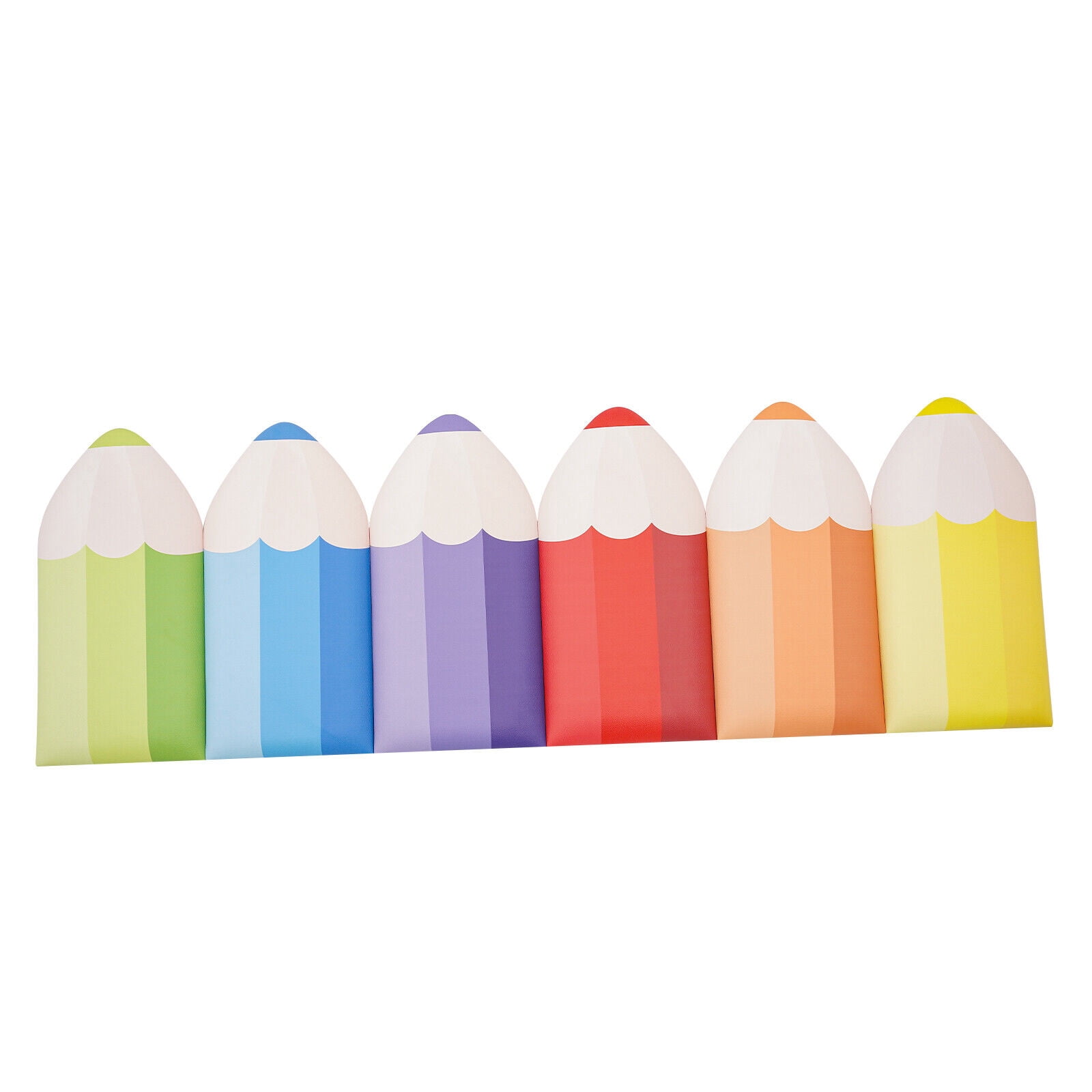 3D Pencil-Shaped Wall Padding Set – Child Safety Corner Guards, 6-Pack, Easy to Install, High-Impact Protection for Toddlers, Colorful and Fun Design for Home, Classroom, and Playrooms