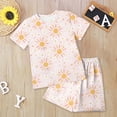 thumbnail image 2 of JUMEYU Pajama Set for Girls Short Sleeve Girls Satin Pajamas Silk PJS Set Sleepwear Short Sleeve Long Pants for Toddler Kids 3T 4T (Purple,3-4 Years), 2 of 4