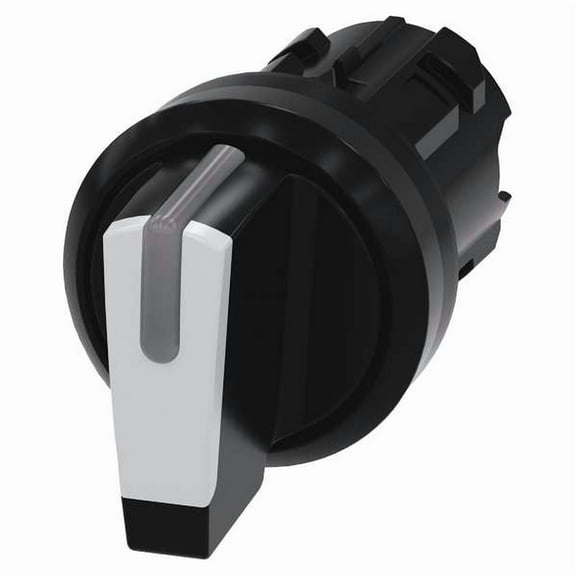 Siemens Selector Switch Operator,22mm Sz,No Cam 3SU1002-2BL60-0AA0