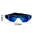 thumbnail image 2 of Gafas para perros, gafas de sol para perros pequeños, protección para los ojos, resistente al agua, a prueba de viento, correa de protección UV, correas de hombro ajustables MFZFUKR CPB-DE-LYY2157-3, 2 of 5