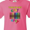 thumbnail image 4 of Inktastic Time to Get Cray Cray Crayons Humor Youth T-Shirt, 4 of 5