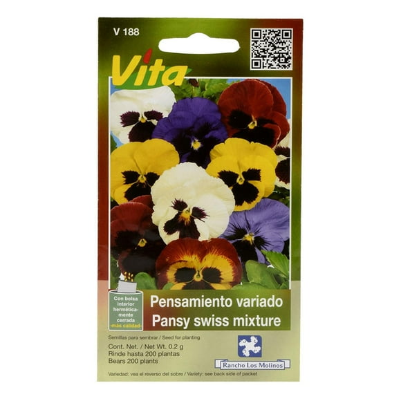 Semillas De Pensamiento Vita Vita 0.2G Multicolor