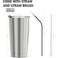 thumbnail image 4 of Gifts for Dad from Son-Best Dad Ever Gifts-Christmas Thanksgiving Day Birthday Gifts for Dad-Father''s Day Gifts-Insulated Travel Mug with Straw and Lid-Dad Tumbler Cup 20oz, 4 of 6
