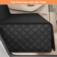 thumbnail image 4 of SMATTO Dog Car Seat Cover for Back Seat Bench, Waterproof, Scratchproof, Nonslip, Universal Fit Cars Trucks SUVs, Washable Durable Pet Car Seat Protector with 4 Seat Belt Openings - Black, 4 of 11