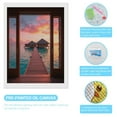 thumbnail image 3 of Diamond Art Kits for Adults, Tropical Sunset Overwater Bungalows 5D Diamond Painting Kits for Adults Beginners, DIY Full Drill Diamond Painting, Gem Art and Crafts 12x16, 3 of 7