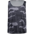 thumbnail image 6 of Raenseen Men's Muscle Tank Top Shirts Workout Sleeveless Camouflage Quick Dry Swim Vest Athletic Gym Charcoal Grey S, 6 of 9