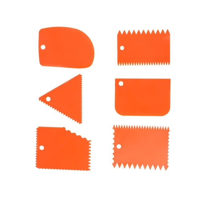Raspador de Arcilla de PlásStico Naranja, Kit de Herramientas de Bricolaje Tallado para Escultores, Artistas, Principiantes