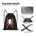 thumbnail image 4 of Kuqiui Spider On The Web Print Drawstring Backpack Drawstring Bags,Draw String Back Bag Drawstring Bags for Sports,Gym,Travel,Swimming,Beach, 4 of 8