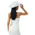 thumbnail image 4 of Sunloudy Sombrero de vaquera rosa con boa de plumas ? Sombrero de vaquero de tamaño adulto con plumas para despedida de soltera, fiesta de disfraces, juego para mujeres Sunloudy  Annecy, 4 of 6