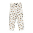 thumbnail image 4 of Xecao Labrador Retriever Dog Women's Straight Lounge Pajama Pants: The Epitome of Relaxed Sleepwear, 4 of 9