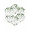thumbnail image 7 of 13 Inch Round Placemats Set of 6, Sage Green Eucalyptus Non Slip Heat Insulation PP Table Mats, Watercolor Spring Weeping Botanical Washable Place Mats for Kitchen Dining Party Table Decor, 7 of 7
