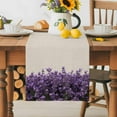 thumbnail image 5 of Table Runner Purple Lavender Table Decoration for Kitchen Dinning Spring Pastoral Style Table Decoration for Indoor Outdoor Party Wedding Decor 13x90 Inch, 5 of 7