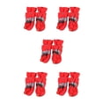thumbnail image 1 of Methold 4 Uds. De zapatos para mascotas, botas para nieve y lluvia, para perros pequeños, para el cuidado de las patas de cachorros, Type2 NO2, 1 of 6